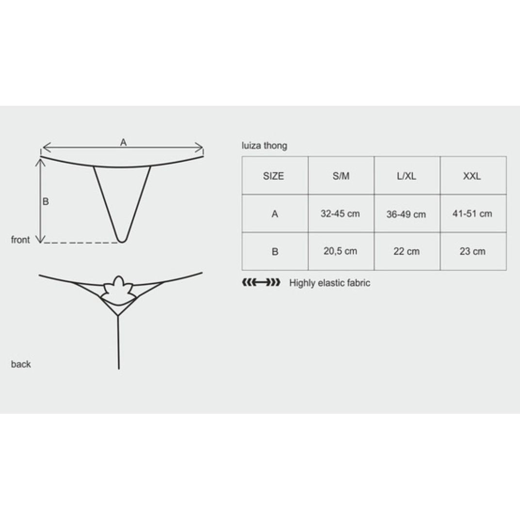 Obsessive Thong Luiza White