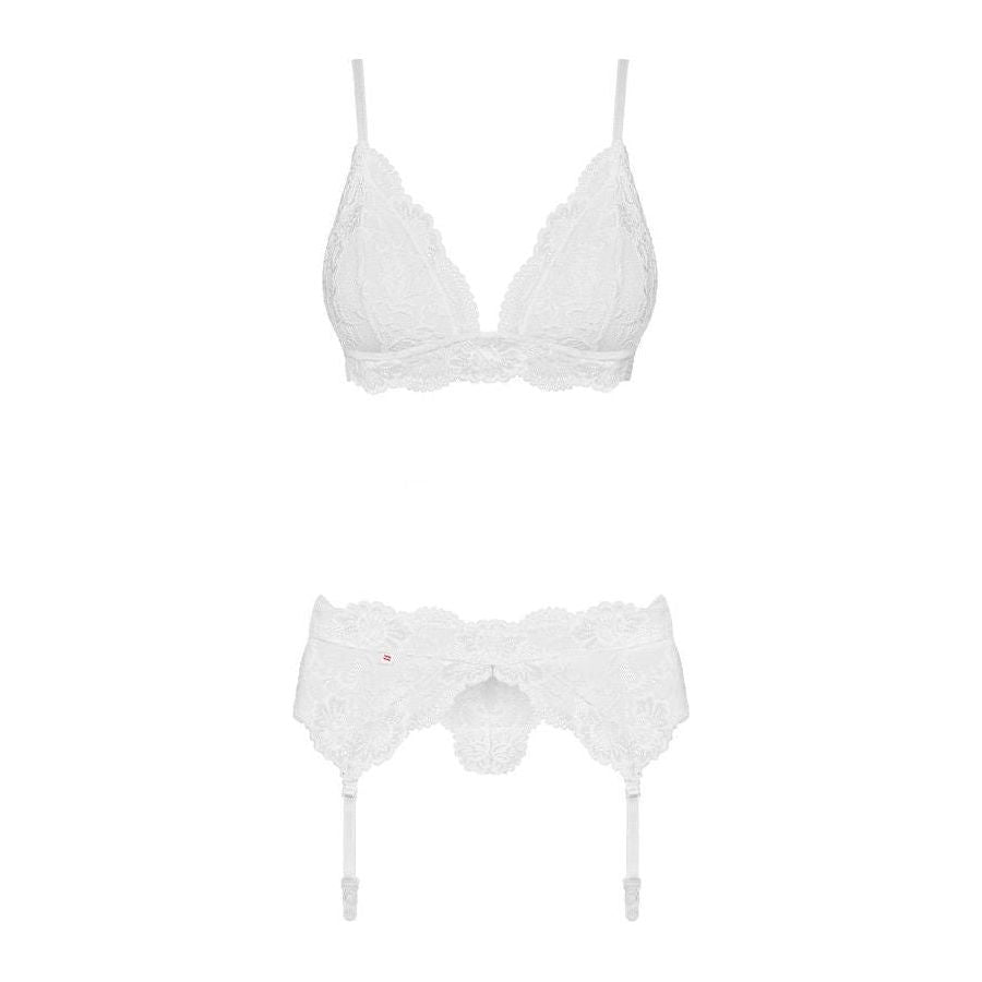Obsessive Padded Bra, Garter Belt, Thong, 810-SEG-2