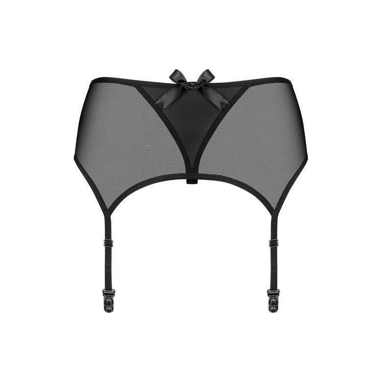 Obsessive Garter Belt & Thong Merossa Black