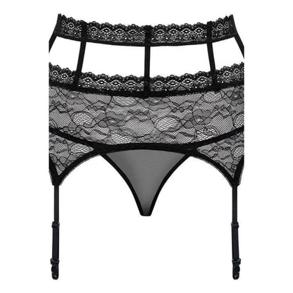 Obsessive Garter Belt & Thong Swanita Black