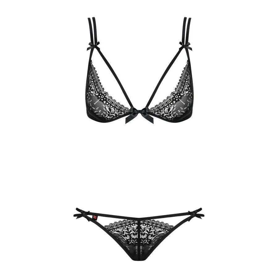 Obsessive Bra & Thong Intensa Black