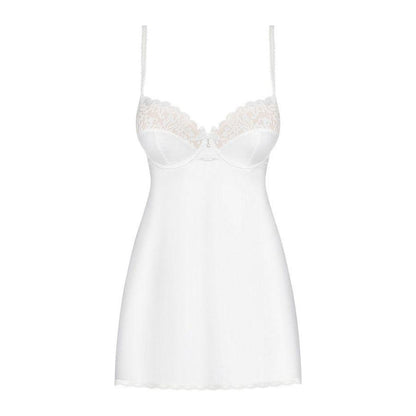 Obsessive Chemise & Thong 871-CHE-2 White