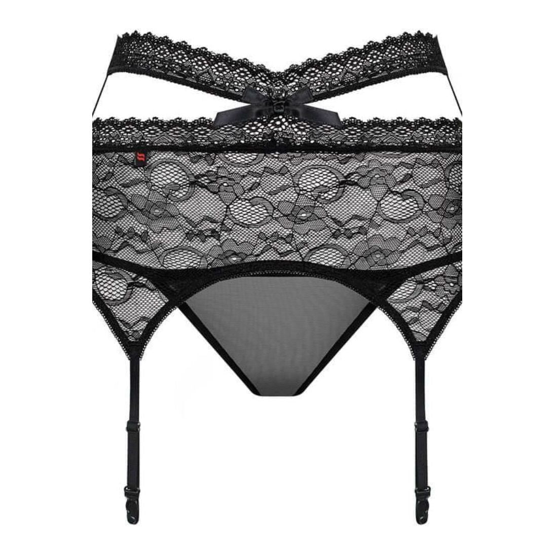 Obsessive Garter Belt & Thong Swanita Black