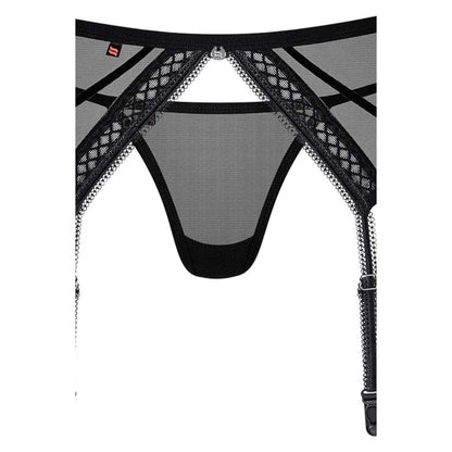 Obsessive Garter Belt & Thong 855-GAR-1 Black