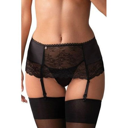 Obsessive Garter Belt & Thong Miamor Black