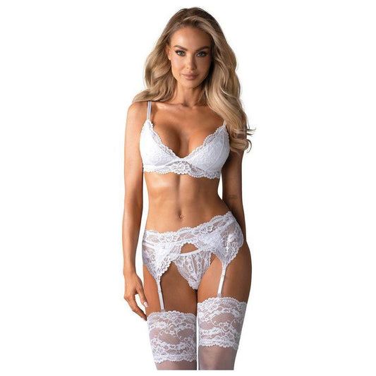 Obsessive Padded Bra, Garter Belt, Thong, 810-SEG-2