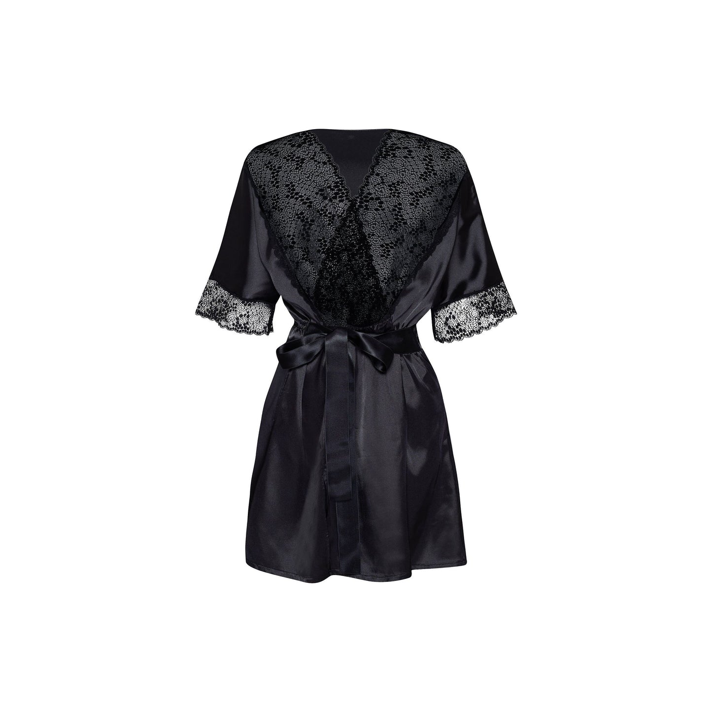 Beauty Night Fashion Delight Dressing Gown Black